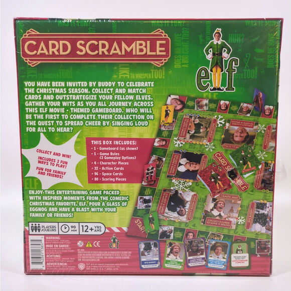 Elf Card Scramble A Game Of Collection And Strategy Board Game Elf Buddy Box Dmg - Picture 2 of 4
